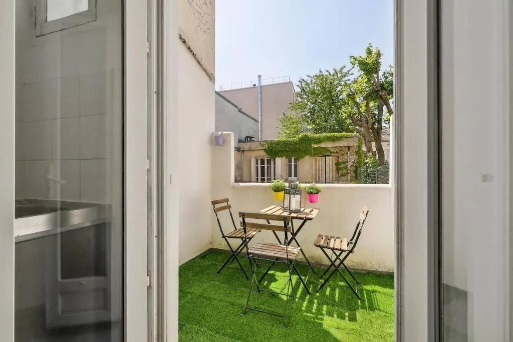 Apartament Cosy Studio With Terrace Retreat - Mp52A Paryż Francja